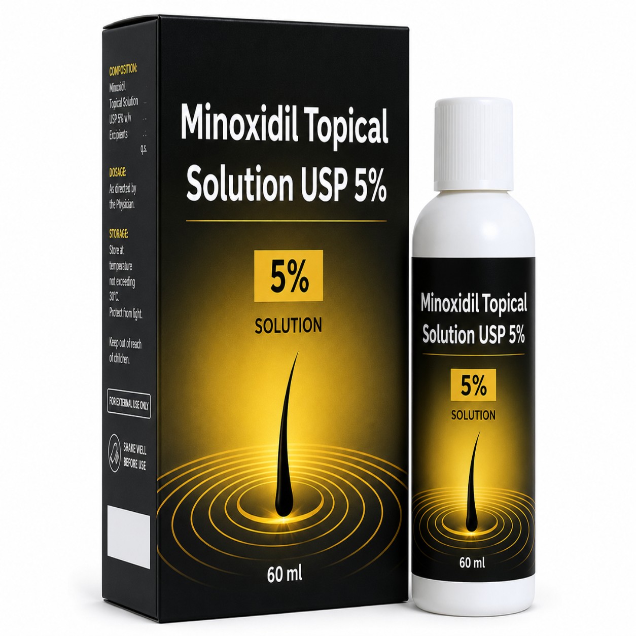Advanced Minoxidil Hair Regrowth Solution 5%